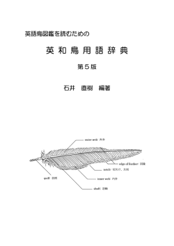 英 和 鳥 用 語 辞 典