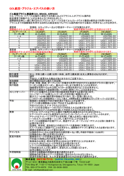GOL航空ブラジル周遊券