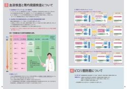 ピロリ菌除菌について 3 血液検査と胃内視鏡検査について 4