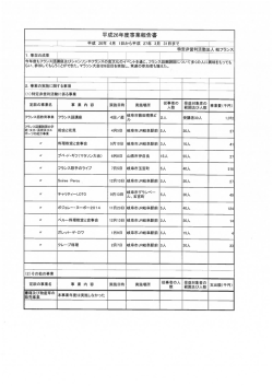2014年度事業報告書等(PDF形式：169KB)
