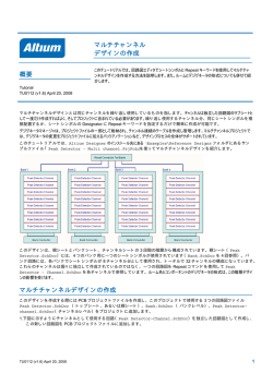 マルチチャンネル デザインの作成 概要 マルチチャンネル