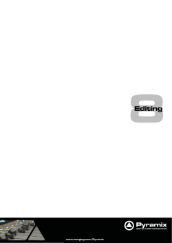 Pyramix V7 ユーザーマニュアル