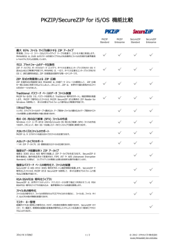 機能比較表