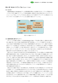 第 11 章 WG10 モデリング＆シミュレーション