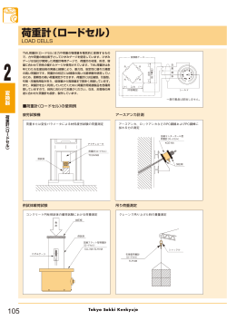 荷重計（ロードセル）