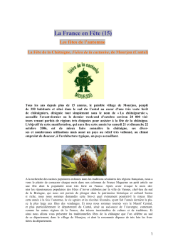 La France en F&ecirc;te (15) Les f&ecirc;tes de l`automne