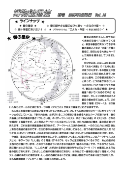 春の星空 春の穏やかな風になびく星々 &sim;かみのけ座&sim; 南十字星に