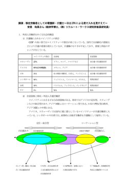 講演：移住労働者としての看護師・介護士～日比EPA による受け入れを