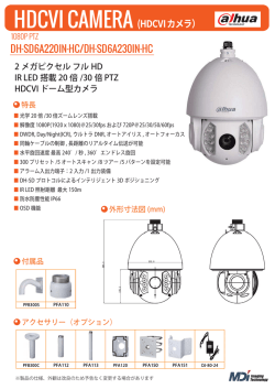 HDCVI CAMERA )%$7*ًؕٓ   DH-SD6A220IN-HC/DH-SD6A230IN-HC