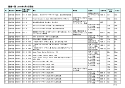 蔵書一覧 2016年9月5日現在 - 公益社団法人日本フラワーデザイナー