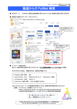 脇道からの PubMed 検索
