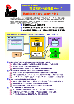 簡易画面作成機能 Ver1.0
