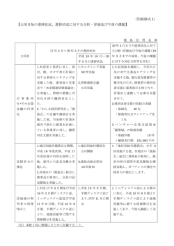 大項目毎の進捗状況、進捗状況に対する分析・評価及び
