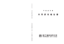 共 同 研 究 報 告 書
