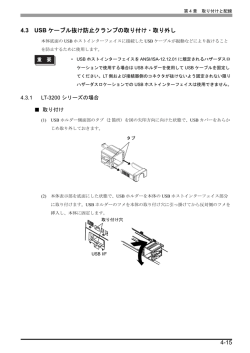 USBケーブル抜け防止クランンプの取り付け取り外し - Pro