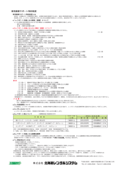 車両損害サポート特約制度