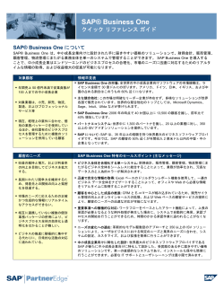 SAP&reg; Business One