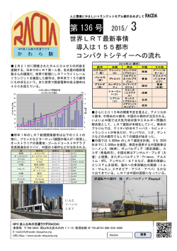 第 136 号 - NPO法人 公共の交通ラクダ(RACDA)
