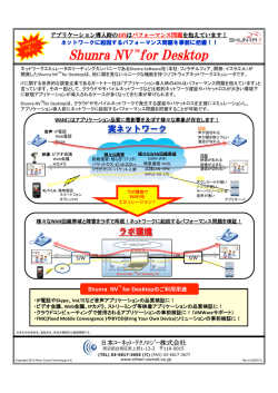Shunra NV for Desktopカタログ092013.pptx