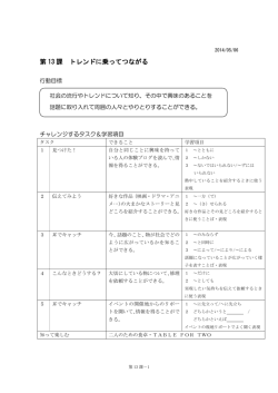 第 13 課 トレンドに乗ってつながる