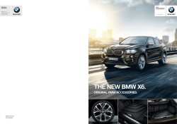 THE NEW BMW X6.