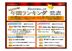 dwango.jp 2008年『年間ランキング』