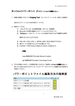 画面を画像にするソフト