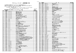 全出版楽譜の一覧 - FCミュージック