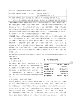 帝王切開分娩後における子宮復古評価基準の作成