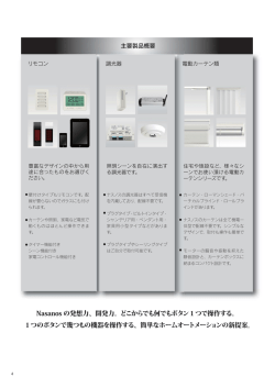 Nasanos の発想力、開発力。どこからでも何でもボタン1つで