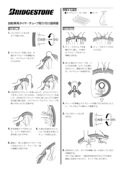 自転車用タイヤ・チューブ取り付け説明書