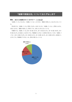 結婚や家庭生活について (PDFファイル/224.92キロバイト)
