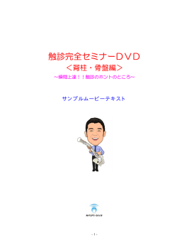 触診完全セミナーDVD - カイロのホントのところ