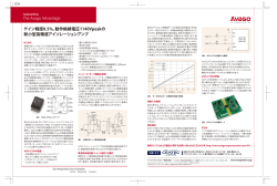 動作絶縁電圧1140Vpeakの 新小型高精度アイソレーションアンプ