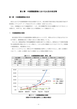 第2章 中高層建築物における火災の状況等 - 東京消防庁