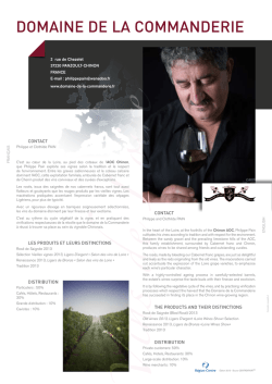 DOMAINE DE LA COMMANDERIE