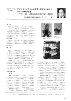 最近の文化系クラブは、 大学への進学者の増加によ り、 じっく り と研究