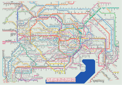 首都圏鉄道路線図 - 地理情報開発 CHIRI.COM