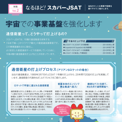 株主通信 2015年3月期 第2四半期