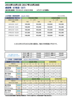 2016年10月1日-2017年10月28日 成田発 S7航空（S7）