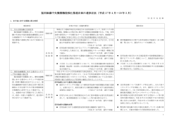 協同組織中央機関機能強化推進計画の進捗状況（平成
