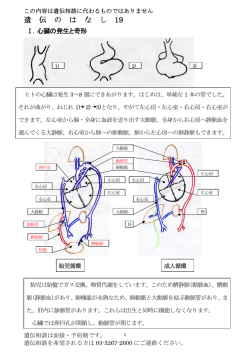遺 伝 の は な し 19