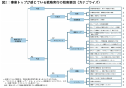 図2 = 事業トップが感じている戦略実行の阻害雪 要因 (カテゴライズ)