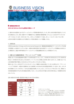 日本におけるGreen Building 評価の市場とニーズ