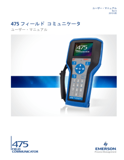 475 フィールド コミュニケータ