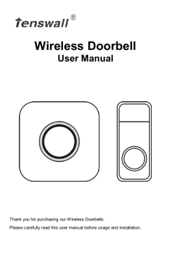 Wireless Doorbell - TENSWALL INTERNATIONAL CO.,LT