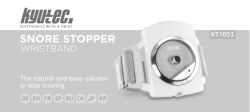 The natural and easy solution to stop snoring KT1053