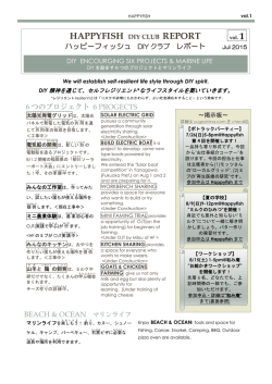 HAPPYFISH DIY CLUB REPORT