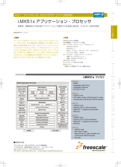 i.MX51x アプリケーション・プロセッサ