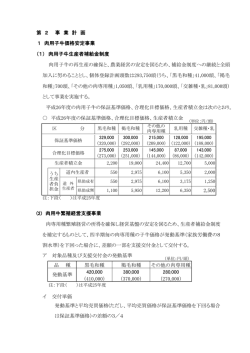 肉用子牛生産者補給金制度 肉用子牛の再生産の確保と、農